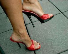 Image result for 6 Inch High Heel Mules