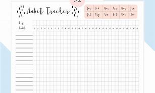 Image result for Weekly Free Printable Habit Tracker