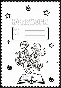 Image result for Cover Page for English Homework Book