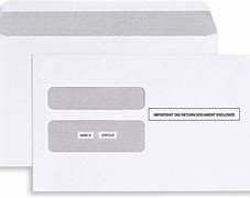 Image result for W 2 Envelopes Double Window