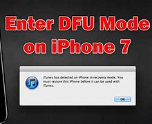 Image result for How to Put iPhone 7 into DFU Mode