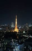 Image result for Night Tokyo Tower From Above
