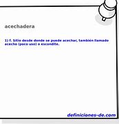 Image result for acechadero