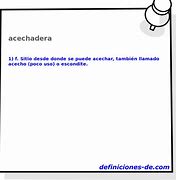 Image result for acechadera