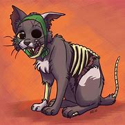 Image result for Zombie Cat Spirit Halloween