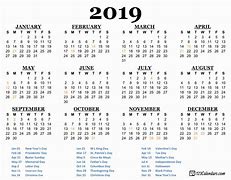 Image result for Printable Car Calendar 2019