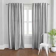 Image result for Gray Striped Curtains