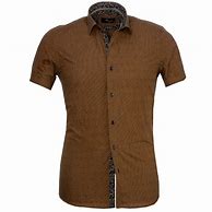 Image result for Brown Short Sleeve Shirt