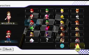 Image result for Mario Kart Wii All Characters Mii