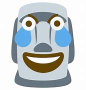 Image result for Moyai Emoji