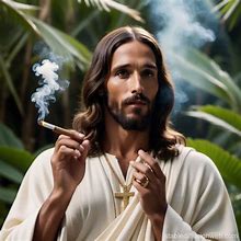 Image result for Jesus Smoking a Joint