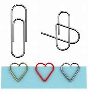 Image result for Paper Clip Heart Designs