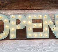 Image result for Open Light Sign