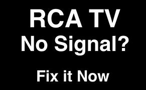 Image result for RCA TV No Signal Blue Screen