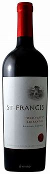 Image result for saint Francis Zinfandel Old Vines Amann