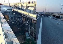 Image result for Kerch Bridge Collapse