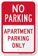 Image result for Apartment Parking Signs