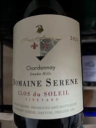 Image result for Serene Chardonnay Dijon Clones Clos Soleil