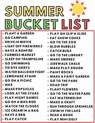 Image result for Things to Do On Summer Break