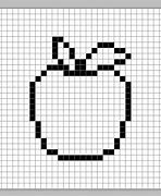 Image result for Fruit Pixel Art Apple