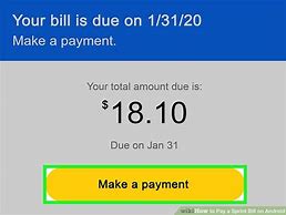 Image result for Sprint Internet Bill
