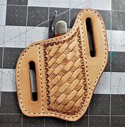 Image result for Leather Pocket Knife Sheath Template