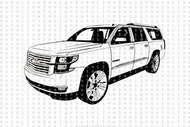 Image result for 2017 Chevrolet Suburban Drawing