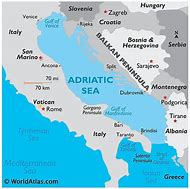Image result for Croatia Adriatic Sea Map