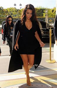 Image result for Kim Kardashian Little Black Dress