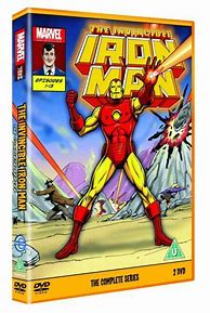 Image result for Iron Man Cartoon DVD