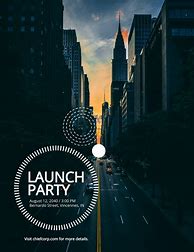 Image result for Launch Party Flyer