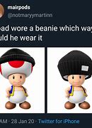 Image result for Toad Takes Off Hat Meme