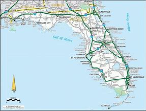 Image result for Florida Road Map Printable