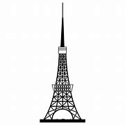 Image result for Tokyo Tower Black and White
