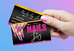 Image result for Nail Salon Business Cards