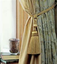 Image result for Unique Curtain Tie Backs