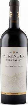 Image result for Beringer Cabernet Sauvignon Estates Selection Napa Valley