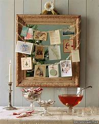 Image result for Cute Ways to Display Christmas Cards On a Wall