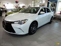 Image result for Toyota Camry XSE Pearl White