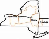 Image result for Map Upstate New York NY