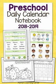 Image result for Kindergarten Calendar Worksheets