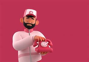 Image result for Animated Person Holding a Phone