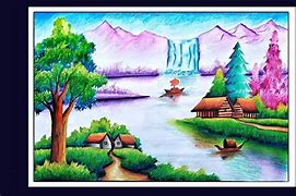 Image result for Cute Oil Pastel Drawings