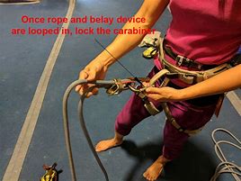 Image result for Wall Climbing Carabiner Top Rope System