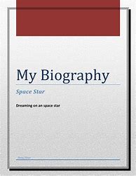 Image result for Biography Template Free