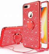 Image result for Hard Cover iPhone 8 Plus Case Purple and Blue Glitter