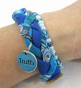 Image result for Fabric Charm Bracelet