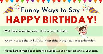 Image result for Short Funny Happy Birthday Wishes