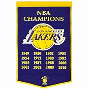 Image result for Lakers Championship Banners