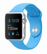 Image result for Apple Watch SE Silver with Blue Sport Band